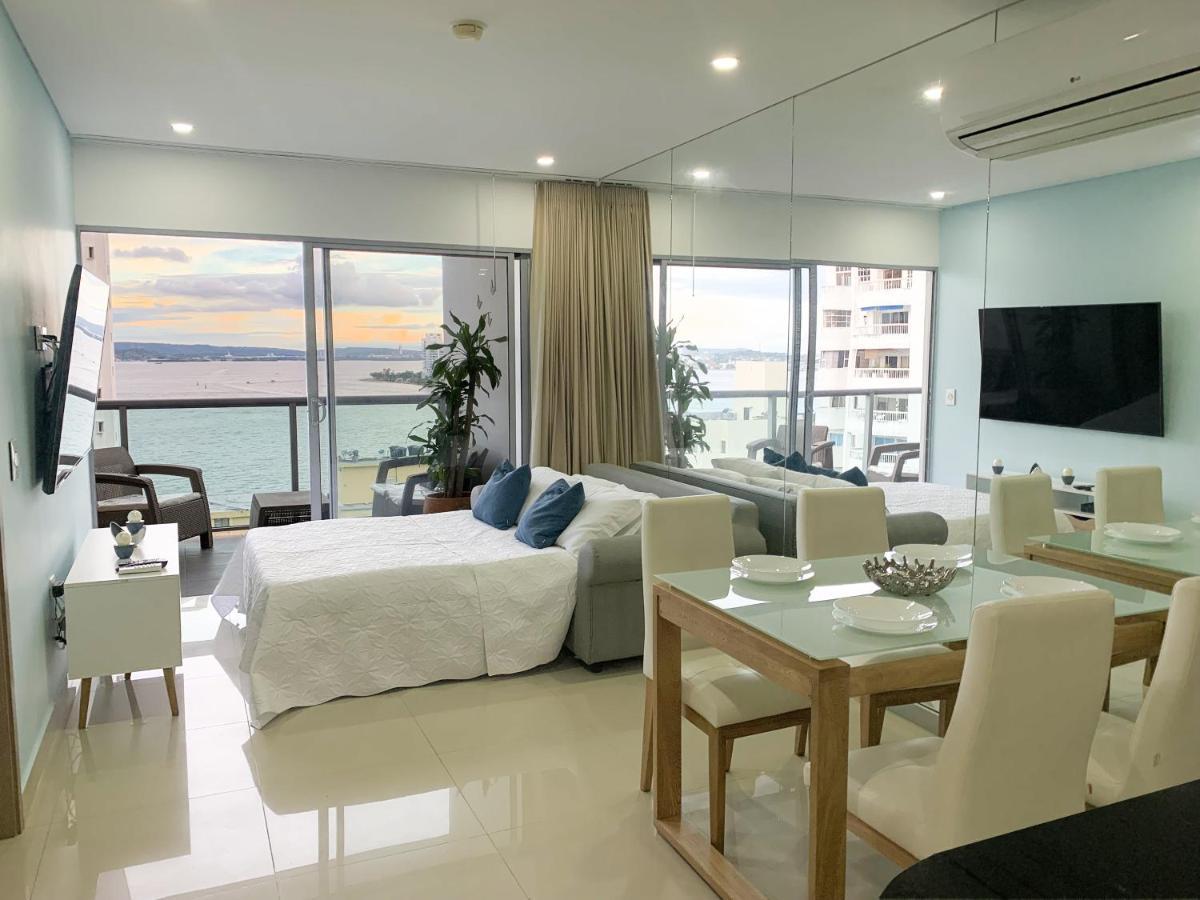 Ferienwohnung Oceanview Escape Pool, Jacuzzi & Gym In Bocagrande Cartagena  Exterior foto