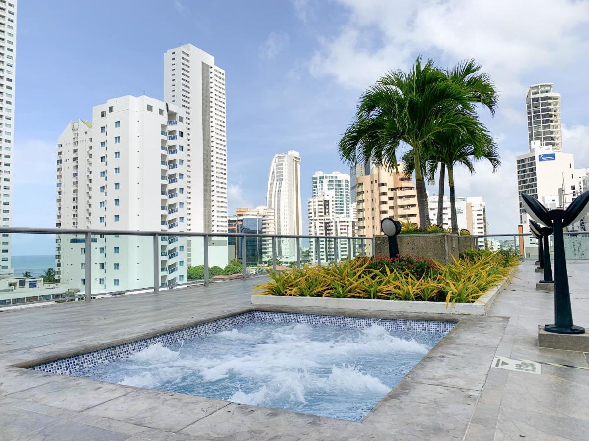 Ferienwohnung Oceanview Escape Pool, Jacuzzi & Gym In Bocagrande Cartagena  Exterior foto
