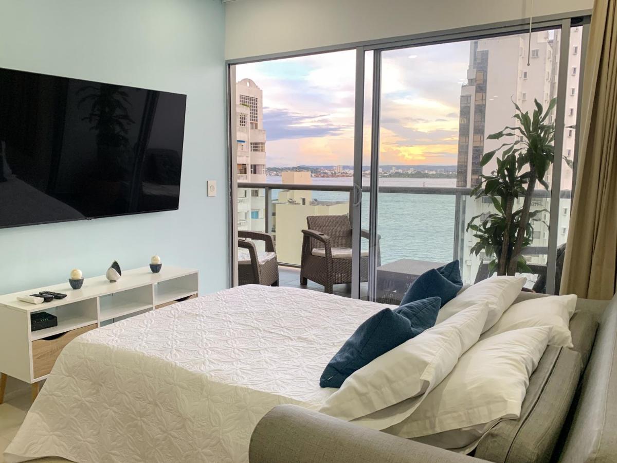 Ferienwohnung Oceanview Escape Pool, Jacuzzi & Gym In Bocagrande Cartagena  Exterior foto