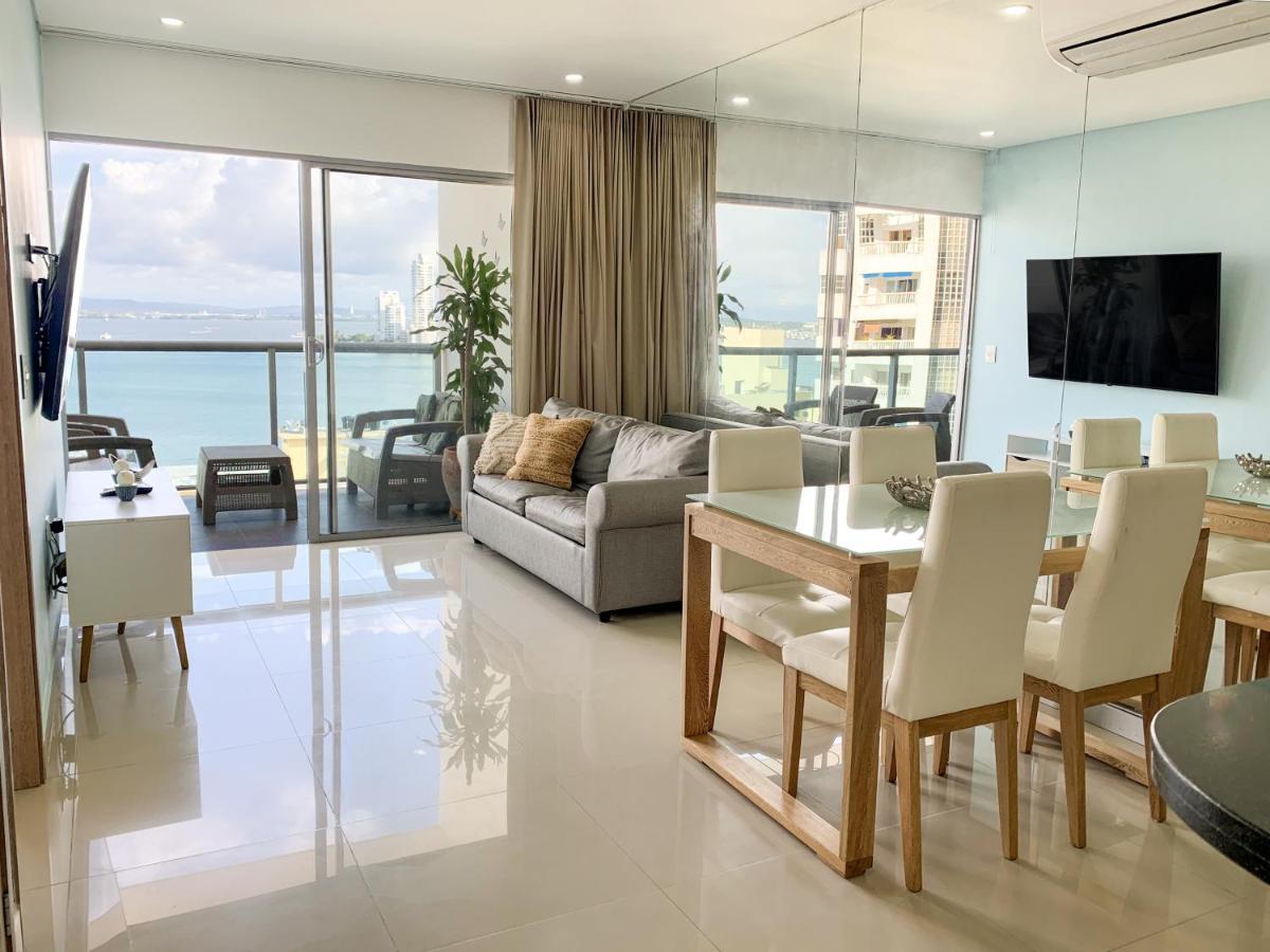 Ferienwohnung Oceanview Escape Pool, Jacuzzi & Gym In Bocagrande Cartagena  Exterior foto