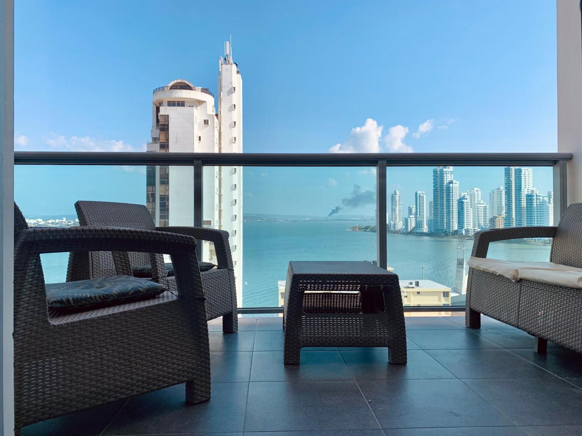 Ferienwohnung Oceanview Escape Pool, Jacuzzi & Gym In Bocagrande Cartagena  Exterior foto